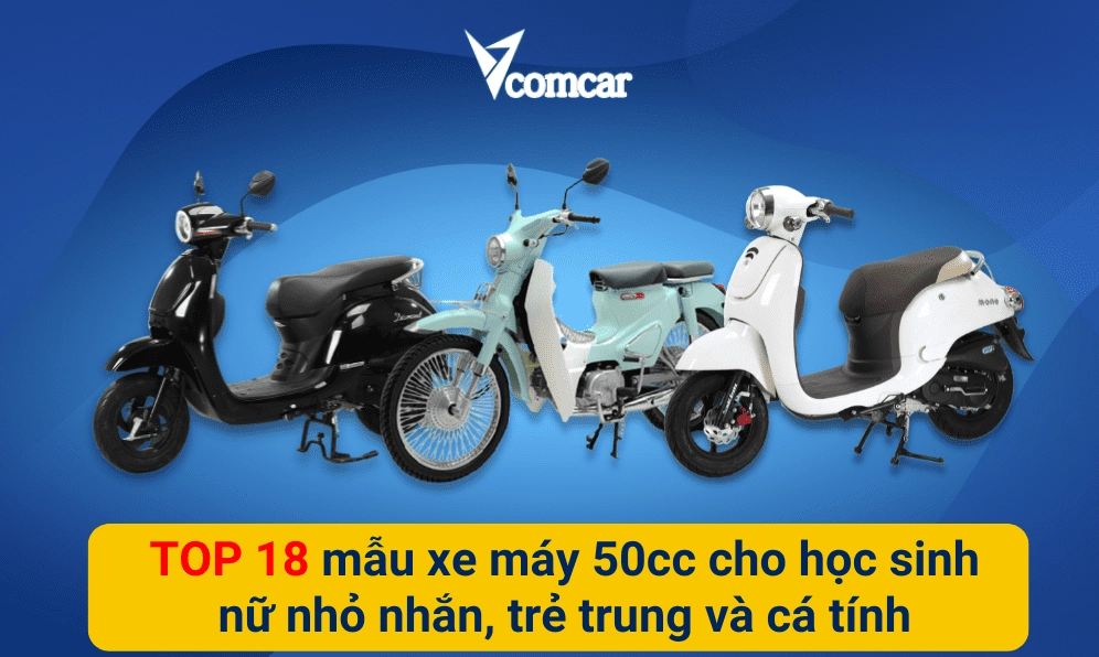 18+ mẫu xe máy 50cc cho học sinh nữ nhỏ nhắn, trẻ trung- cá tính 48