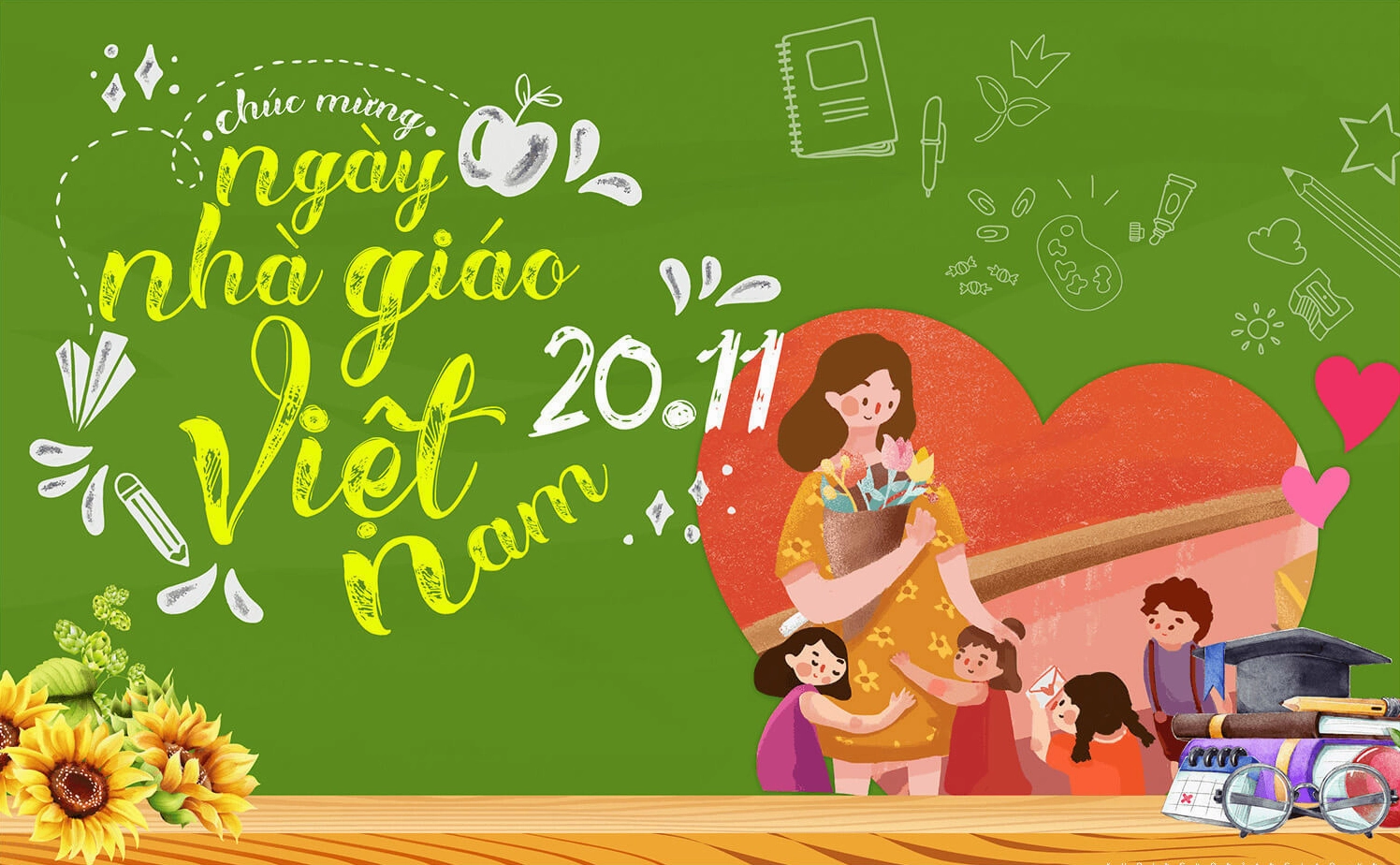 Bài thơ tả về cô giáo ngày 20 tháng 11 hay nhất