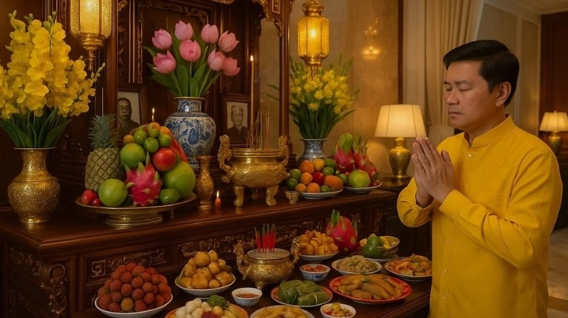 Bài văn khấn này thường được dùng vào lễ Tạ mộ hoặc lễ cúng tất niên