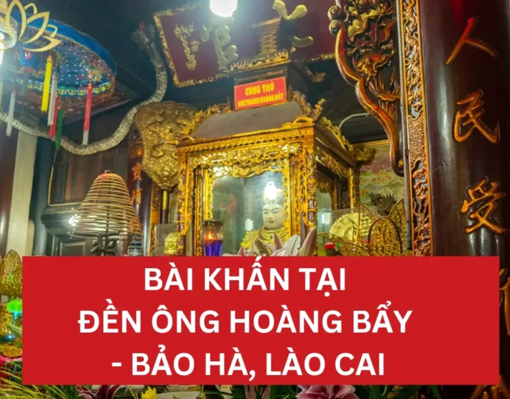 Bài văn khấn Ông Hoàng Bảy ngắn gọn chuẩn và đầy đủ nhất