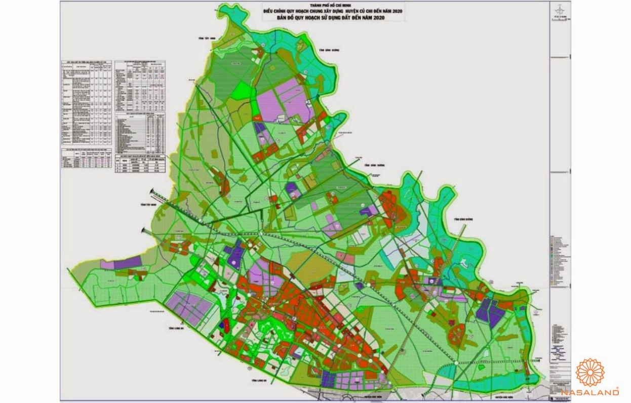 Bản đồ quy hoạch Huyện Củ Chi
