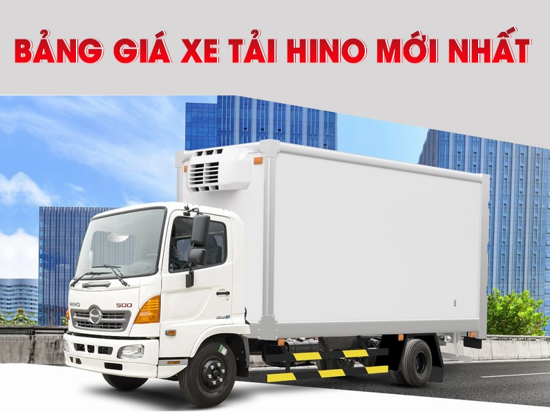 Bảng Giá Xe Tải Hino Mới Nhất 2026 – Cập Nhật Chi Tiết Đầy Đủ