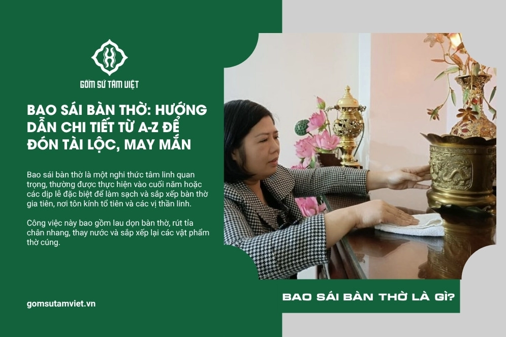 bao sái bàn thờ là gì
