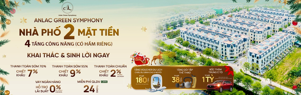 Biệt thự An Lạc Green Symphony, một sản phẩm cao cấp trong thị trường nhà đất