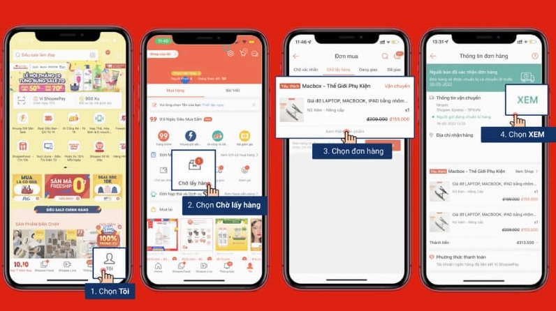 Cách lấy mã vận đơn Shopee Express