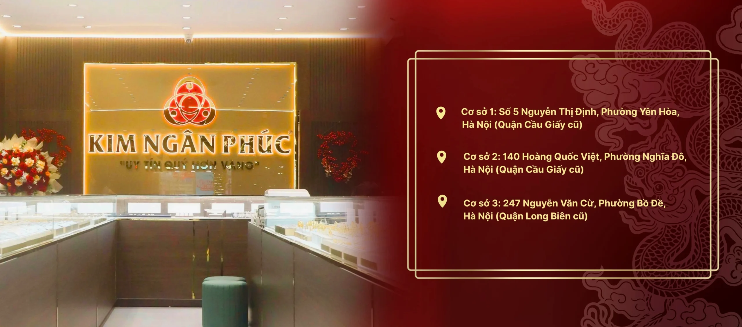 Cửa hàng vàng Hồng Phúc uy tín