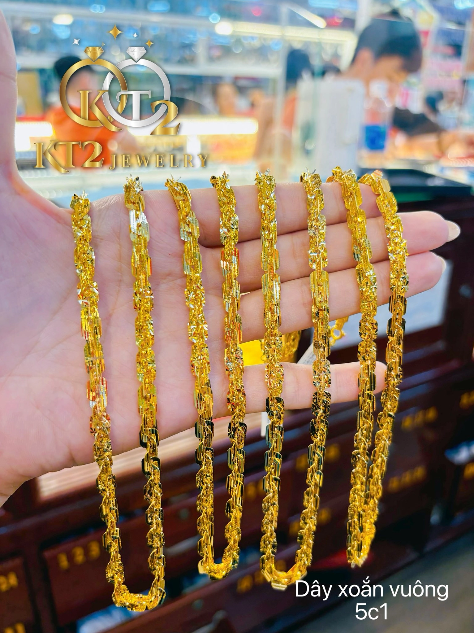 Dây Chuyền Xoắn Lá 2 - 3 Chỉ