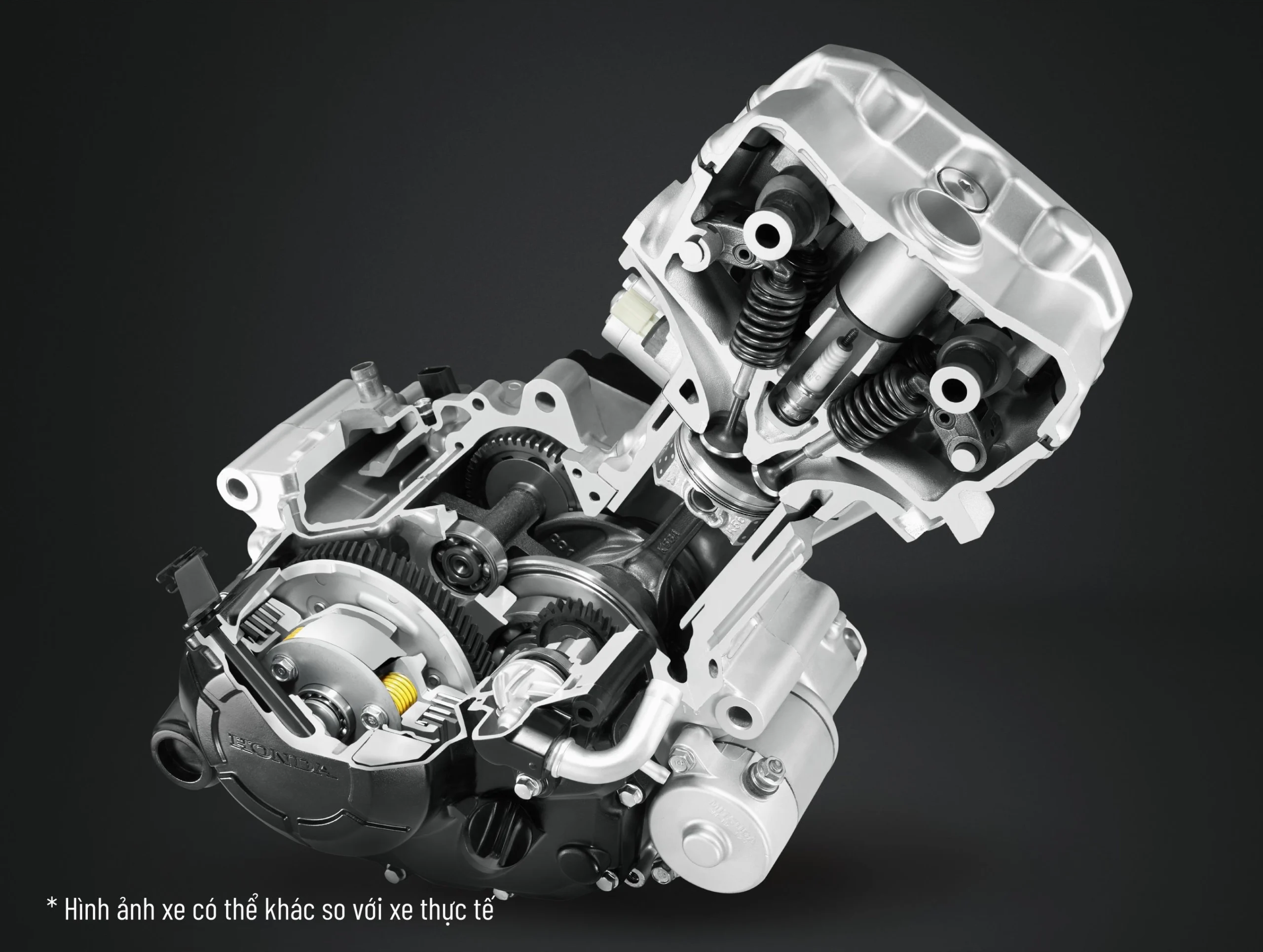 Động cơ DOHC 150cc đầy uy lực của Honda CBR 150R