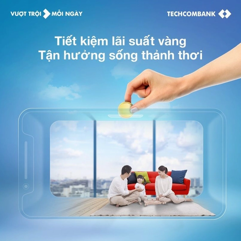 Gửi tiết kiệm tại ngân hàng Techcombank với lãi suất ngân hàng Techcombank hấp dẫn