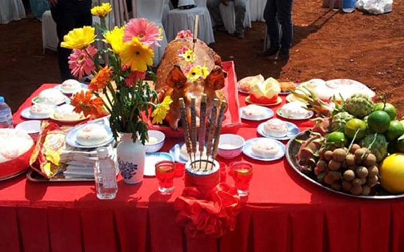 Hình thức cúng tạ đất cuối năm