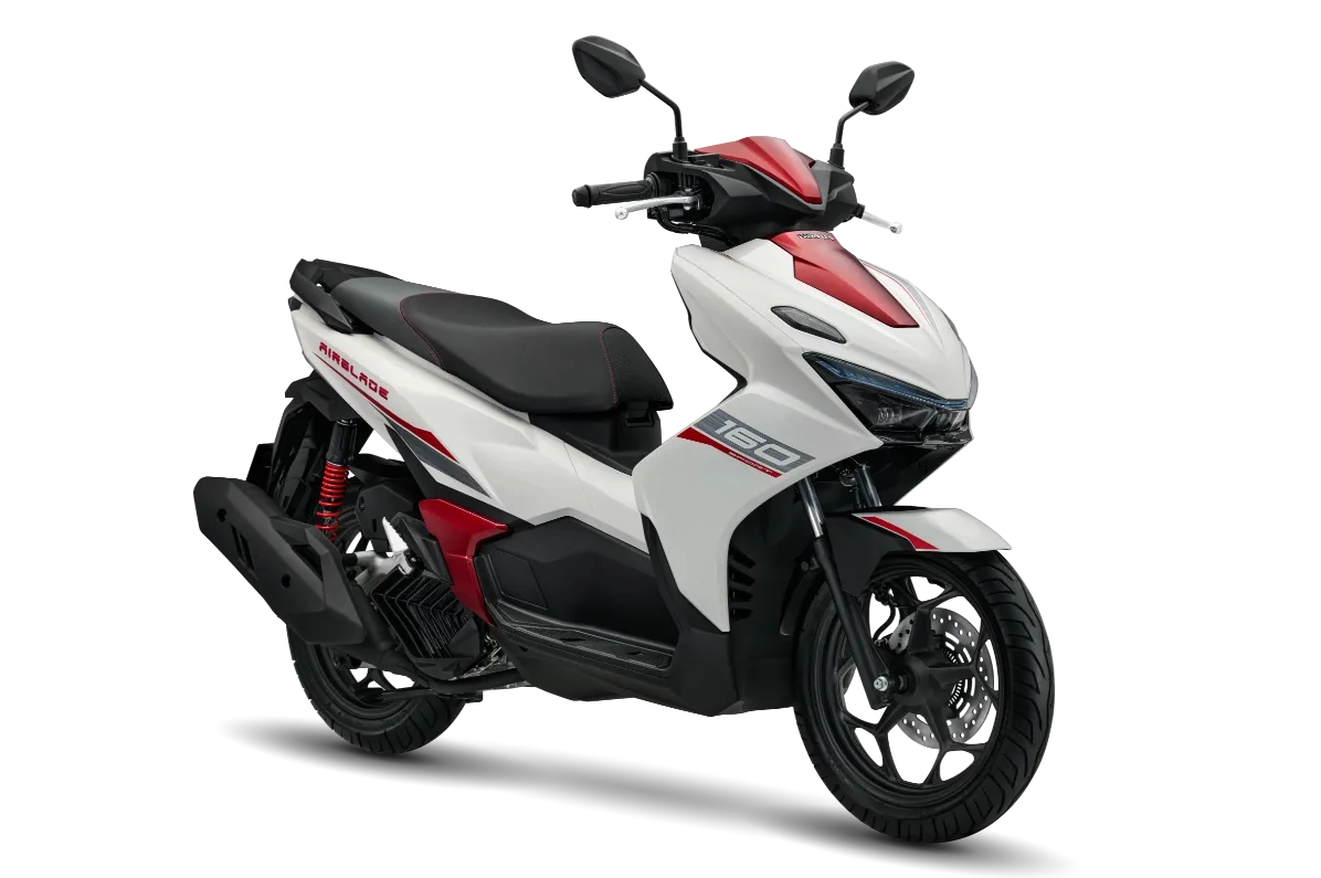 Honda Air blade 160cc màu Trắng đỏ đen