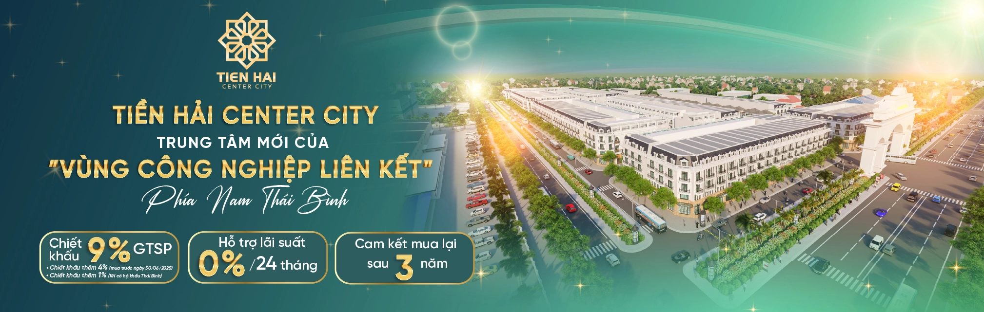 Khu đô thị Tiền Hải Centre City minh họa cho phân khúc đất dự án