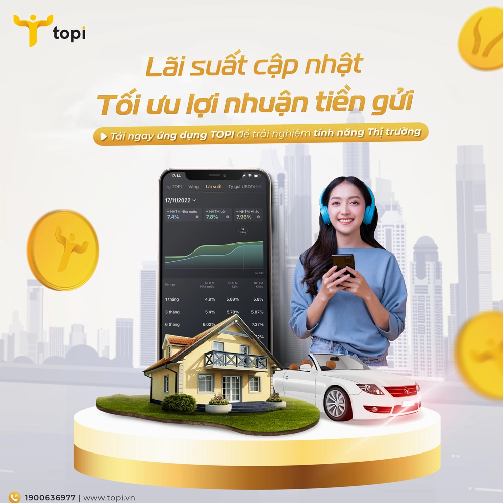 Lãi suất ngân hàng cập nhật