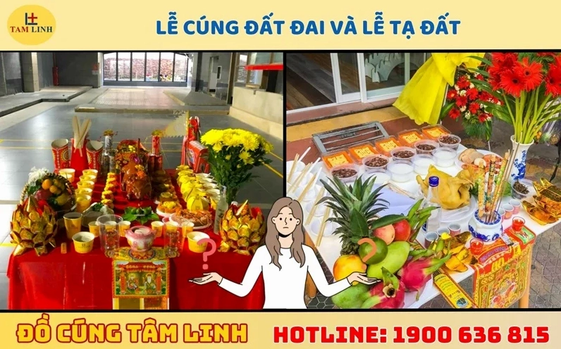 Lễ cúng đất đai và lễ tạ đất có giống nhau không?