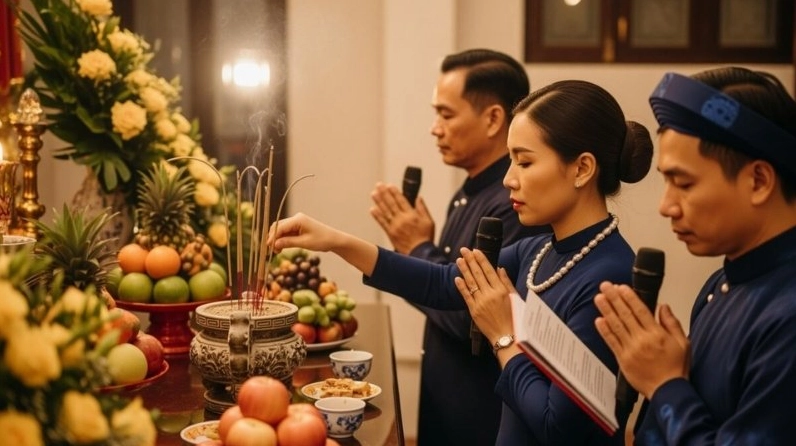 Lễ tạ tổ tiên là cách con cháu bày tỏ lòng biết ơn sâu sắc về sự che chở của tiền nhân