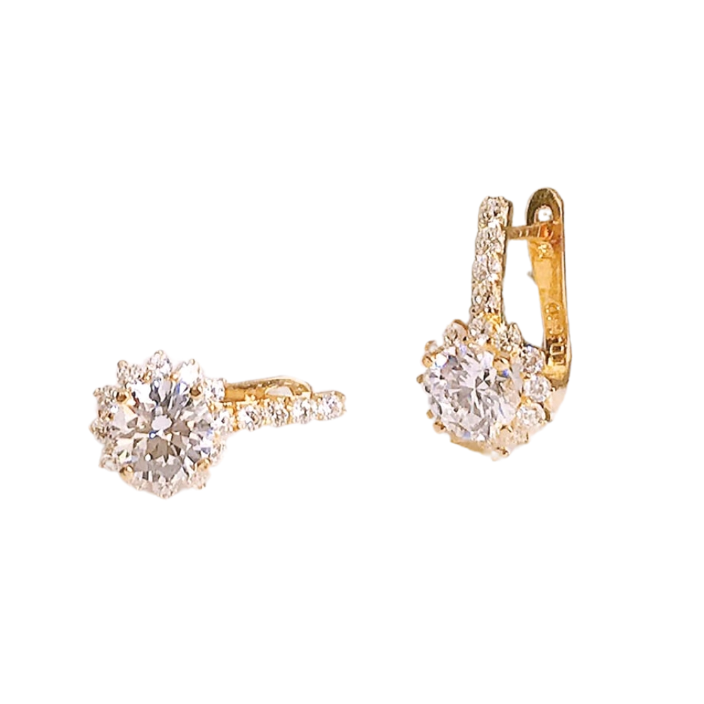 Mẫu bông tai vàng 9999 tinh xảo tại Hoa Kim Nguyên