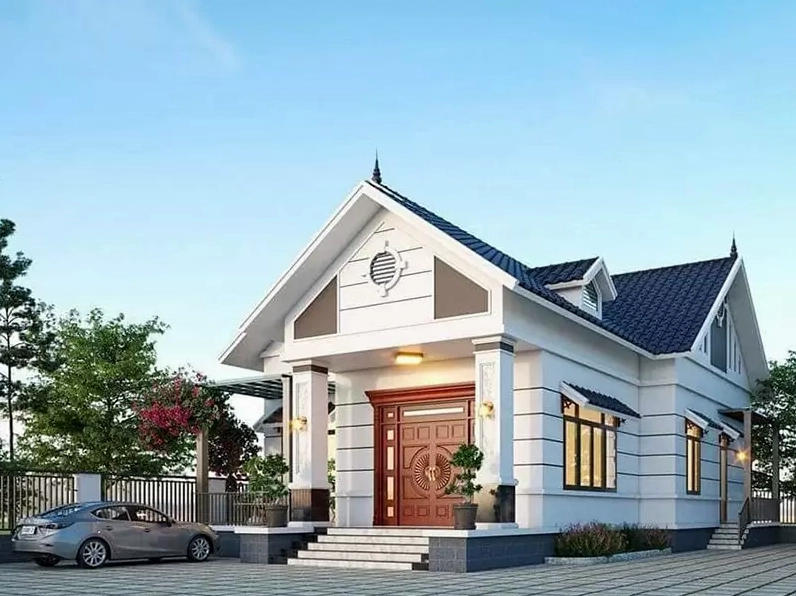 Mẫu nhà cấp 4 4 phòng ngủ 500 triệu tiện nghi và sang trọng