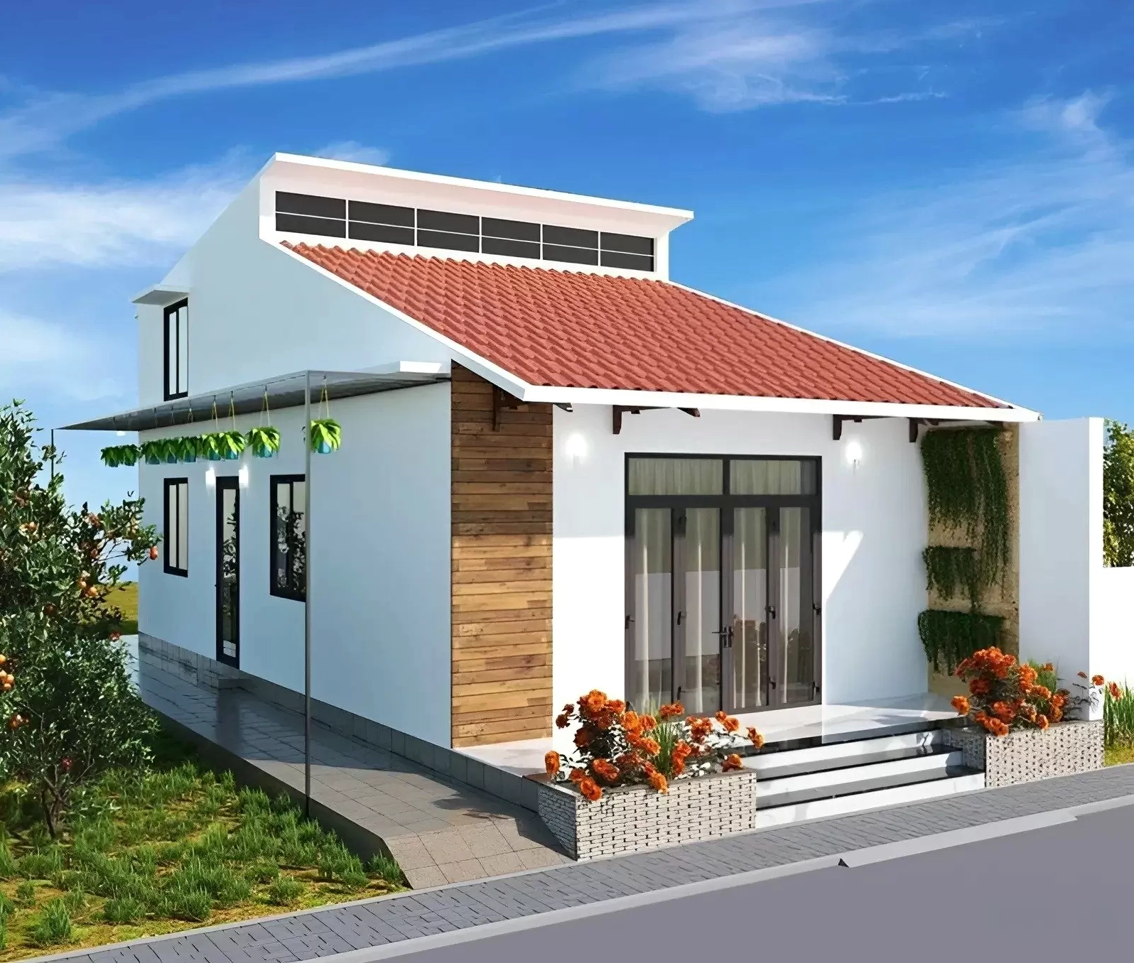 Mẫu nhà cấp 4 nông thôn thịnh hành hiện nay