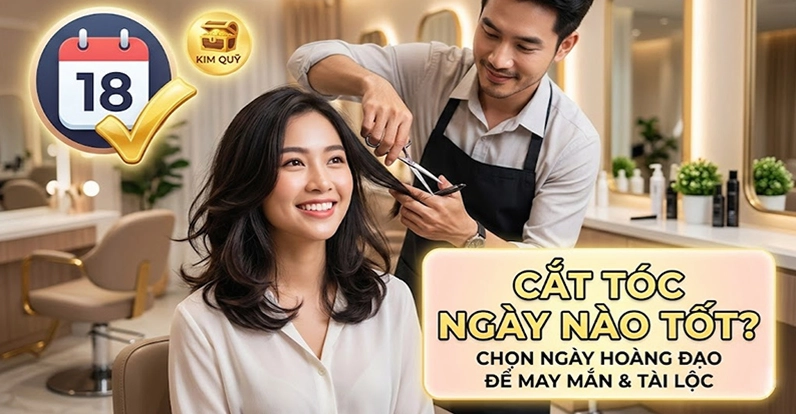 Ngày đẹp cắt tóc: Chọn ngày lành rước may mắn, tài lộc năm 2026