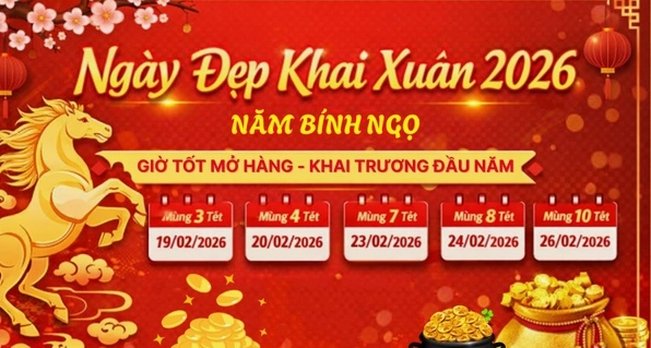 Ngày đẹp khai xuân 2026: Bí quyết chọn ngày hanh thông, rước tài lộc