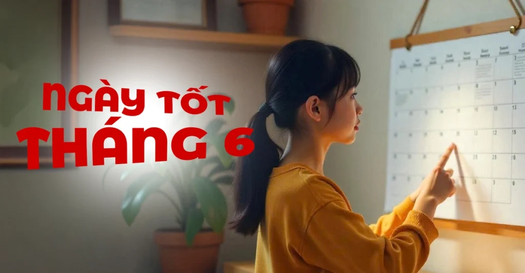 Ngày đẹp tháng 6 năm 2026: Hướng dẫn chọn ngày tốt xuất hành, may mắn