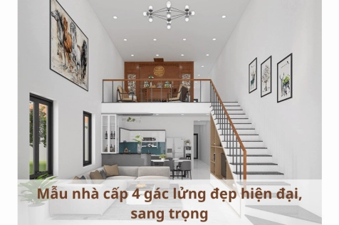 Nhà Cấp 4 Gác Lửng: 10+ Mẫu Thiết Kế Tối Ưu Không Gian 2026