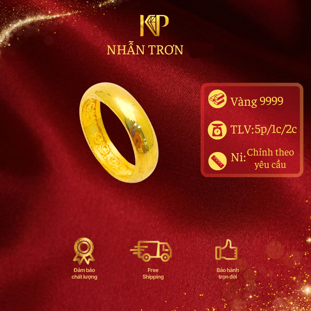 Nhẫn Tròn Vàng 24K KIM PHÁT