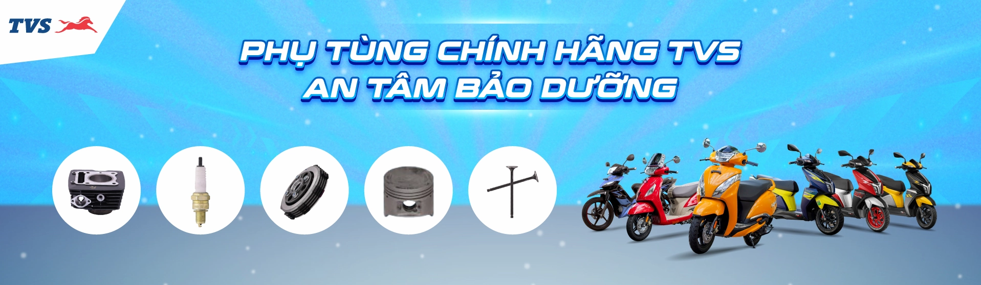 Phụ tùng xe máy luôn là yếu tố quan trọng khi bảo dưỡng xe cũ