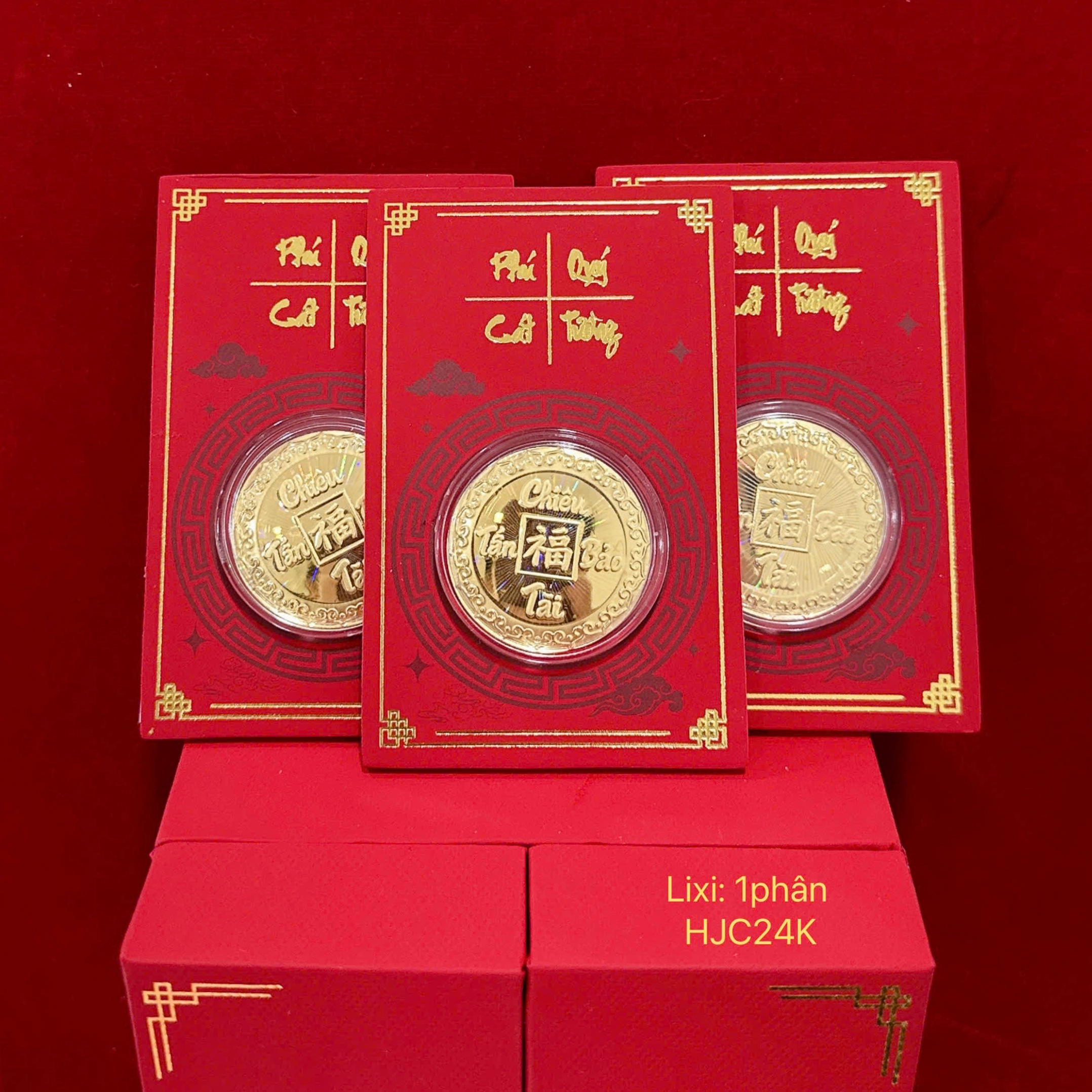 Quà tặng vàng 24K của HJC