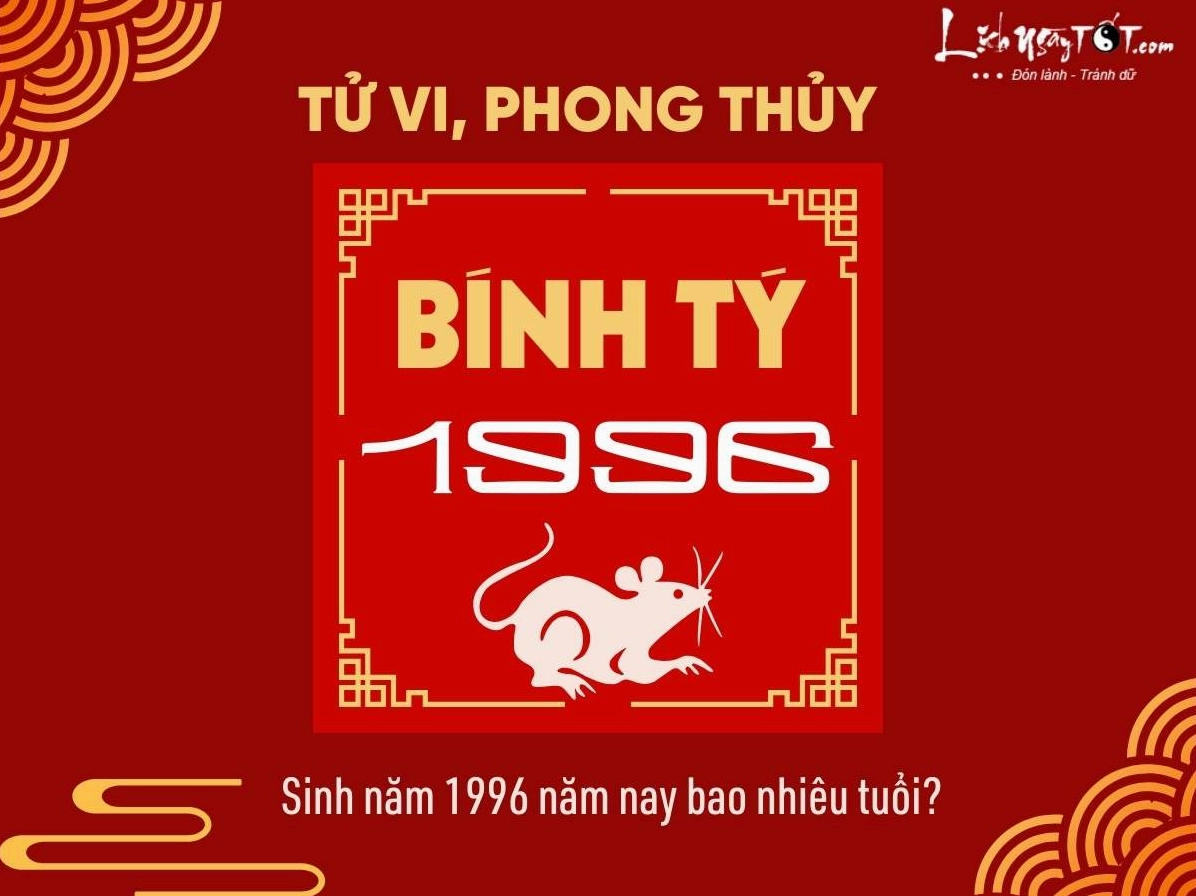 Sinh nam 1996 nam nay bao nhieu tuoi?