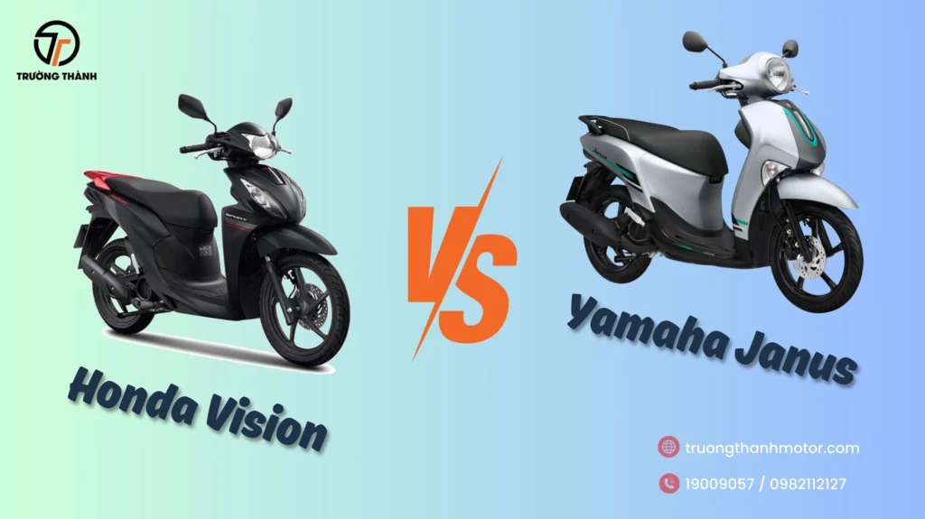 So sánh Janus và Vision: Chọn xe tay ga nào đáng mua nhất 2026?