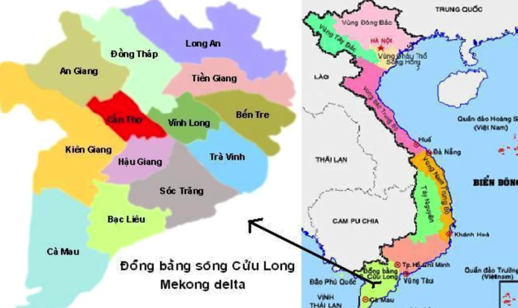 Tây Nam Bộ Gồm Những Tỉnh Nào? Khám Phá Bản Đồ 13 Tỉnh Miền Tây