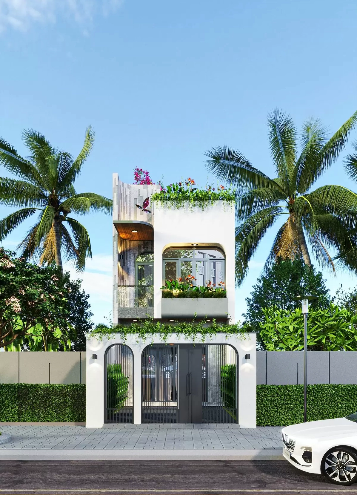 Thiết kế nhà 1 trệt 1 lầu 8x15 thoáng rộng và sang trọng