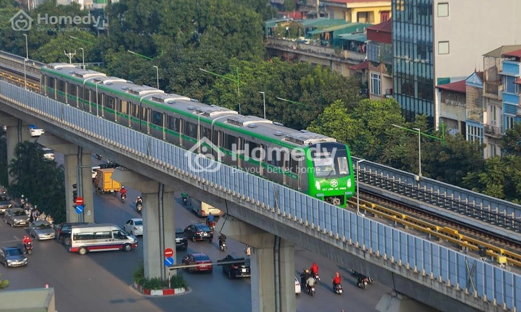 Tuyến đường sắt trên cao Hà Đông - Cát Linh thúc đẩy thị trường nhà đất Hà Đông