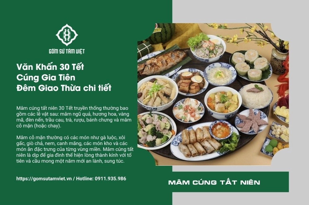 Văn khấn 30 tết trong nhà chuẩn nhất năm 2026 rước tài lộc