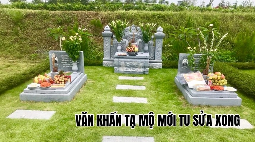 Văn khấn tạ mộ mới xây: Hướng dẫn chi tiết, chuẩn phong thủy nhất