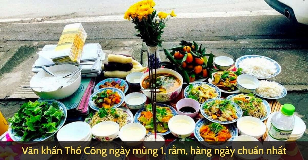 Văn khấn Thổ Công