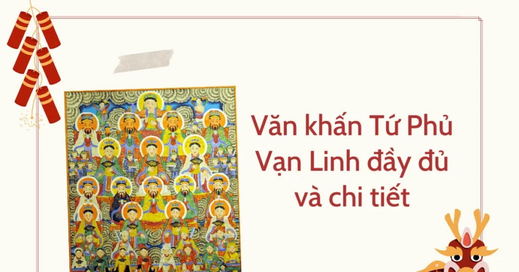 Văn khấn Tứ Phủ chuẩn xác, chi tiết nhất để xin tài lộc, bình an năm 2026