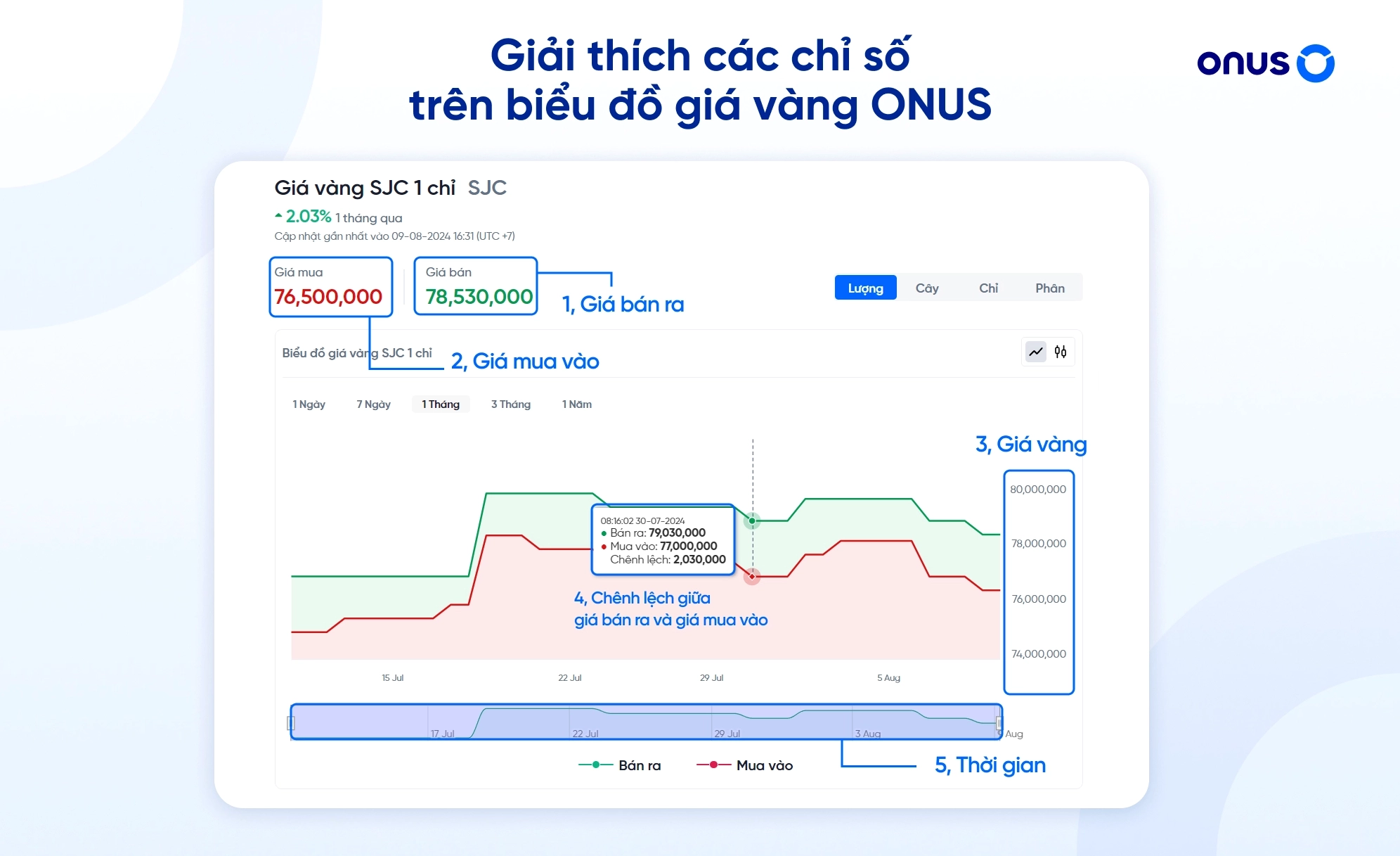 Vàng 24K là gì và các chỉ số trên biểu đồ giá