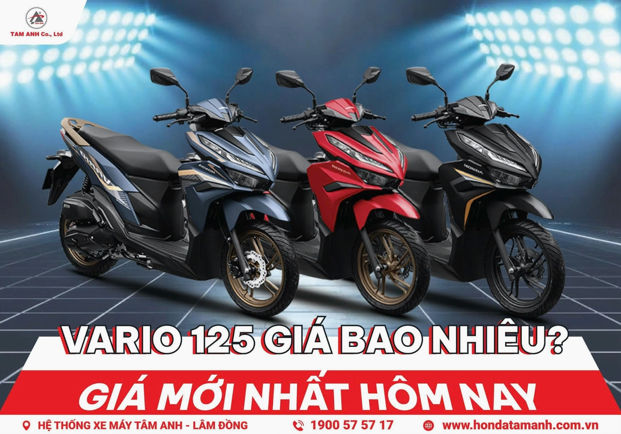 Vario 125 giá bao nhiêu tại HEAD